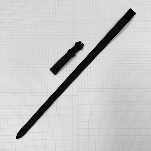 【未使用・長期在庫処分品】　HERMES/エルメス　純正ストラップ・ベルト　13mm　ドゥブルトゥール　黒