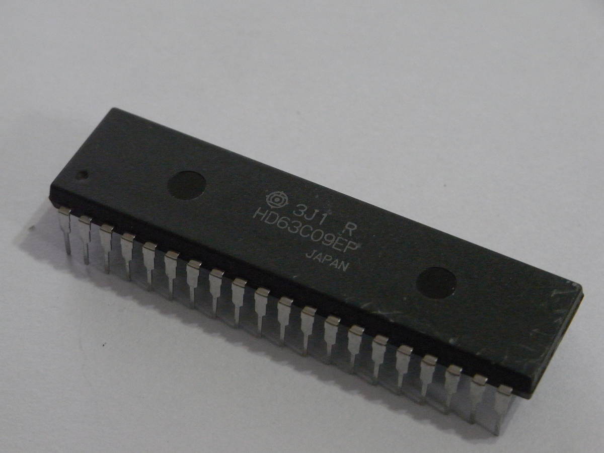★日立社製 CPU 希少品 8-Bit Microprocessor HD63C09EP 未使用品 A-236 ★_画像2