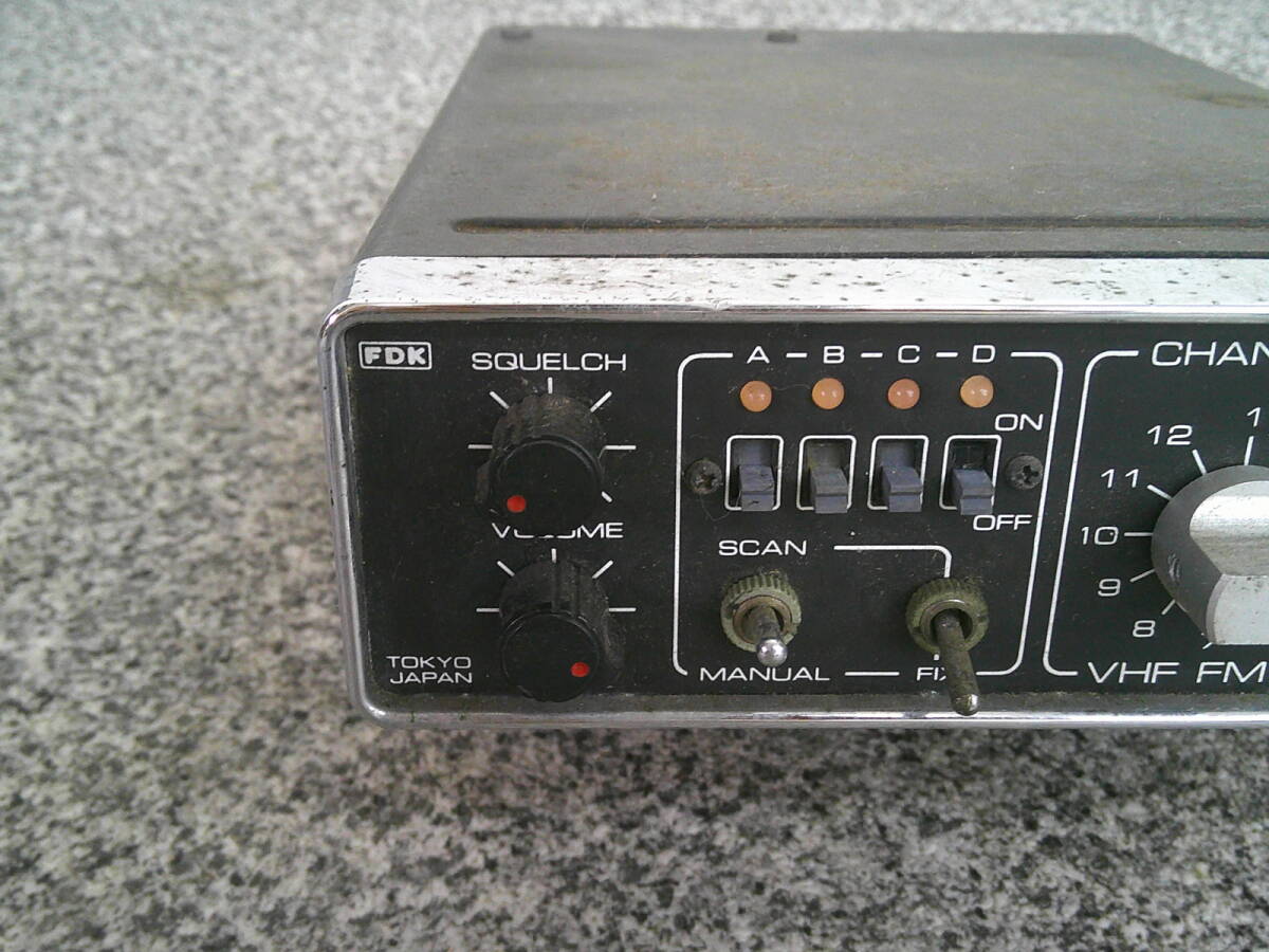 2-133 FDK VHF FM RECEIVER TM-56B 平日のみ直引取可の画像3