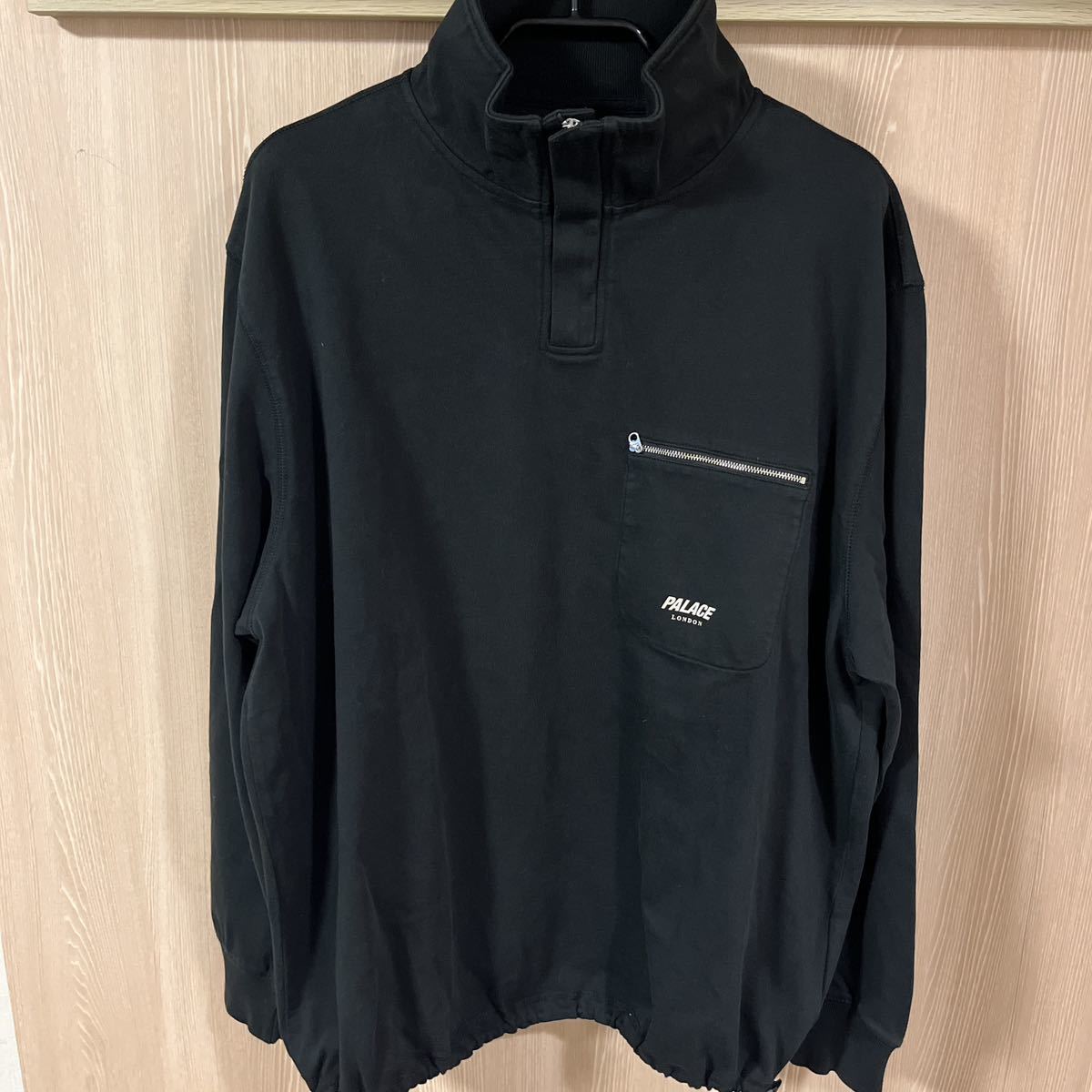 オススメ Palace 1/4 Zip 380 Funnel Neck Black サイズXL|