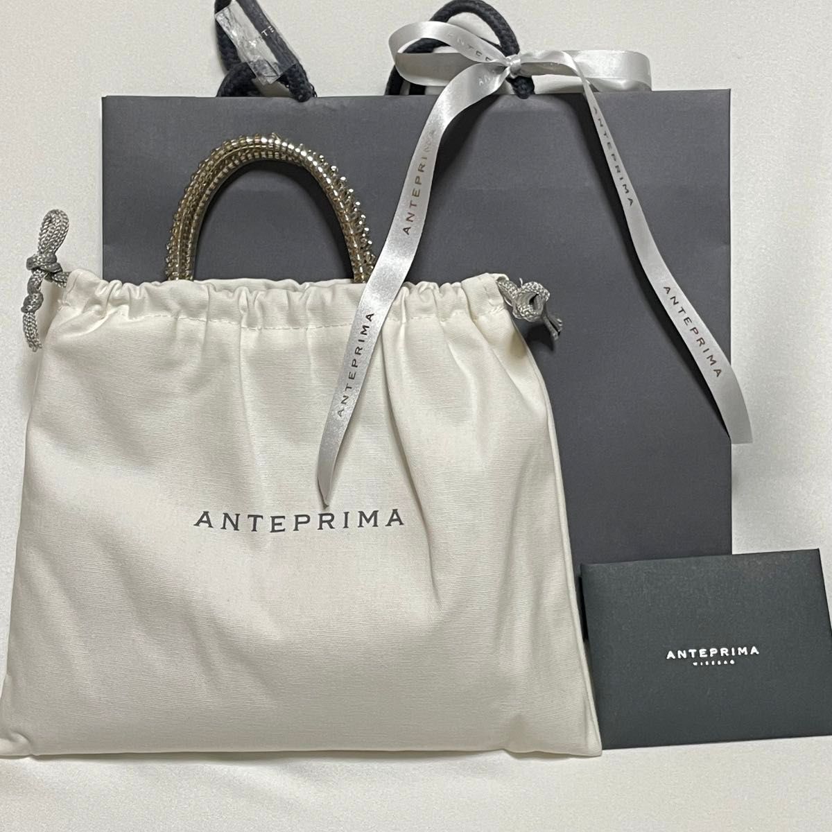 ANTEPRIMA アンテプリマ スタンダード ミニアトゥーラ シルバー ANTEPRIMA アンテプリマ スタンダード ミニアトゥーラ シルバー
