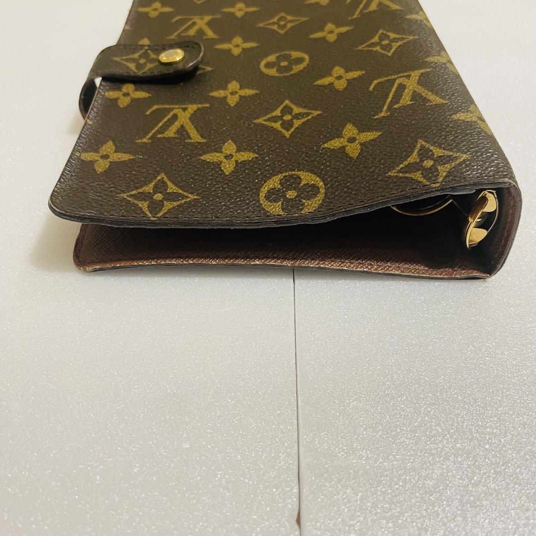 美品　LOUIS VUITTON アジジェンダ　MM 手帳カバー　モノグラム_画像4