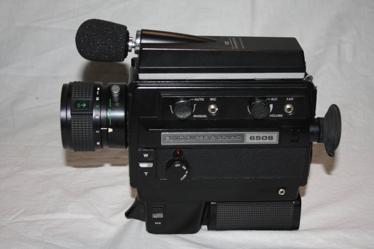 ELMO( Elmo )650S beautiful goods 8mm film camera sine camera ( search :Nikon,Mamiya, photograph machine, image equipment, video camera, Showa Retro )