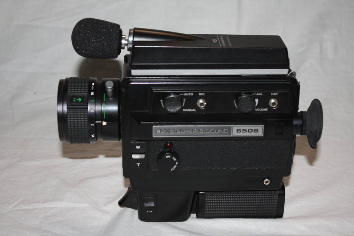  ELMO（エルモ）650S 美品 8mm フィルムカメラ シネカメラ （検索：Nikon、Mamiya、写真機、映像機器、ビデオカメラ、昭和レトロ）