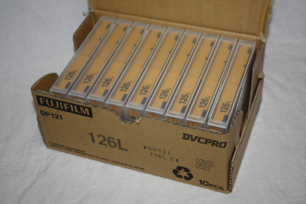 FUJIFILM　DP121(126L）DVCPROカセットテープ 新品未使用　 9本セット （検索：Panasonic、AJ-D、AJ-PD）