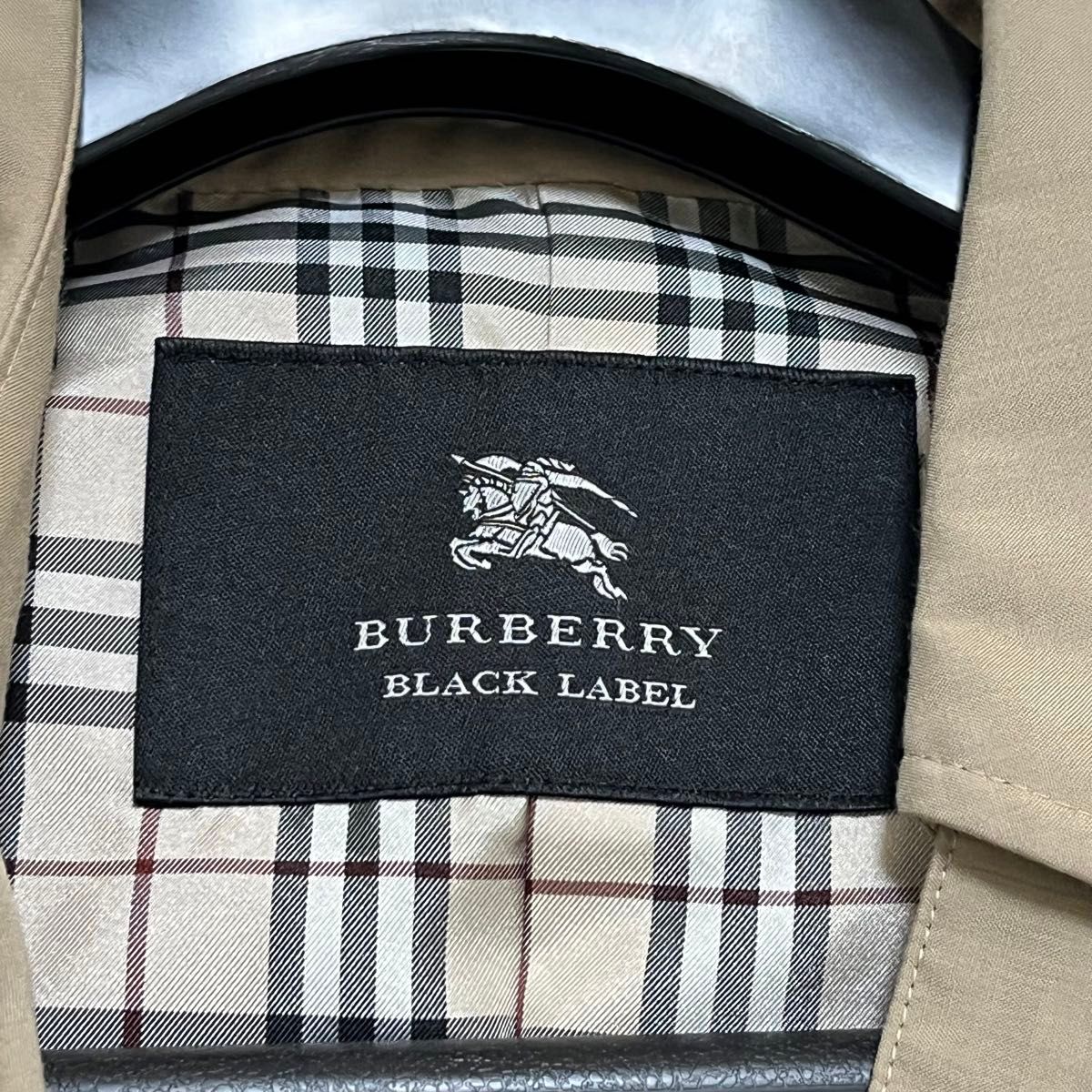 バーバリー ノバチェック　 バーバリーブラックレーベル BLACK LABEL BURBERRY トレンチコート