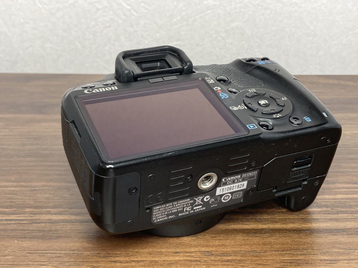Y264【カメラバッグ付き】キャノン Canon EOS Kiss X3 EF-S 18-55 IS レンズキット デジタル一眼レフカメラ _画像5