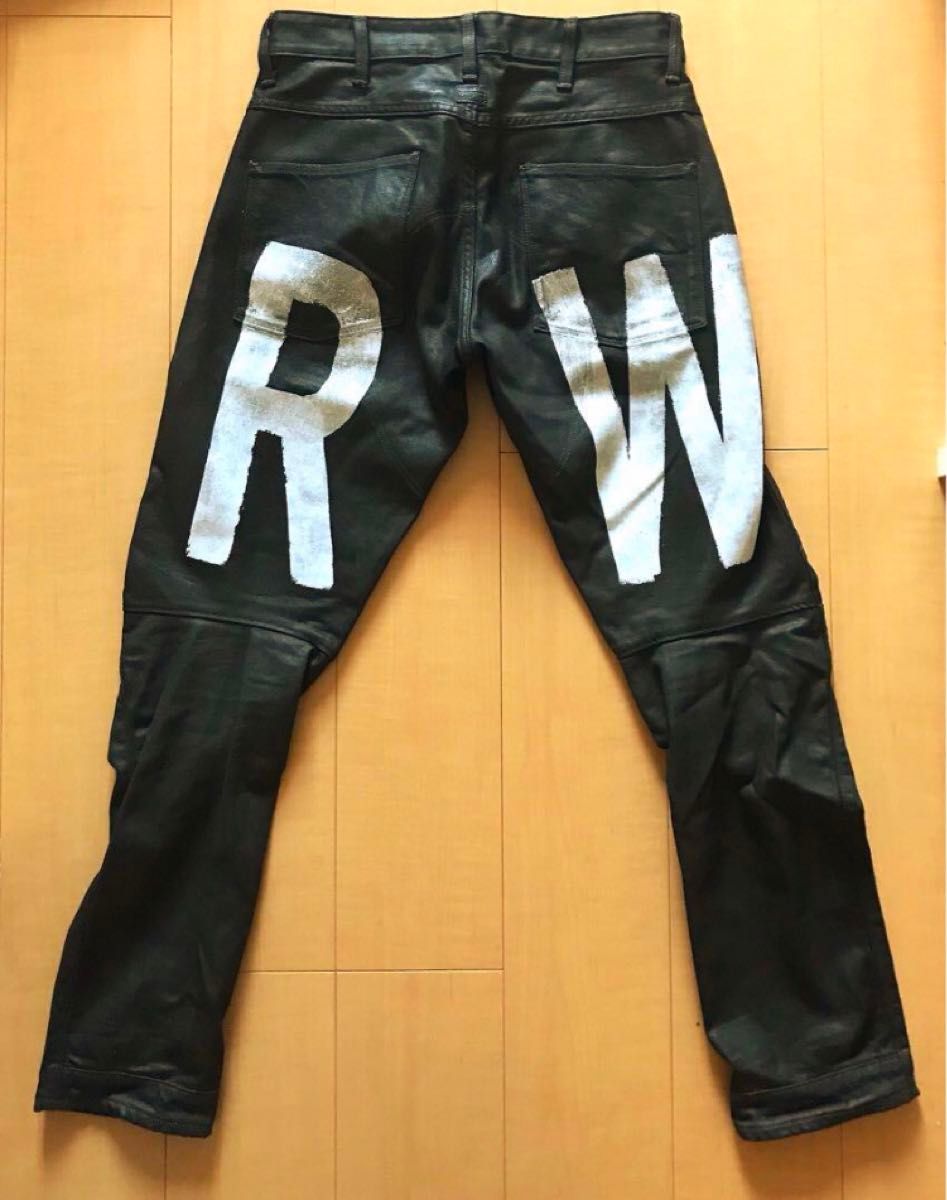 G-STAR RAW ジースターロー　ブラックデニムパンツ　ジーンズ　パンツのみ　ペイントデニム 