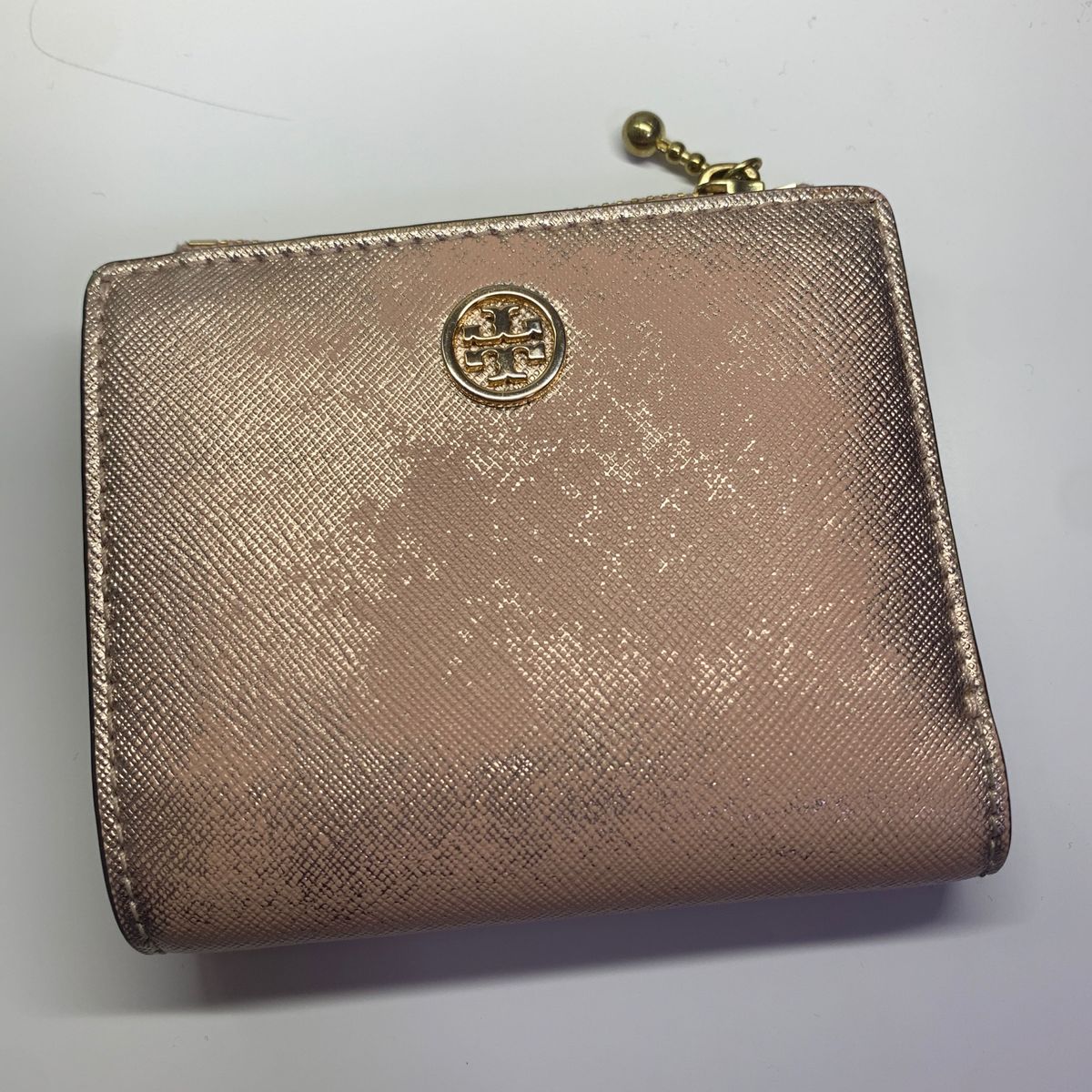 トリーバーチ 二つ折り財布 TORY BURCH ピンク