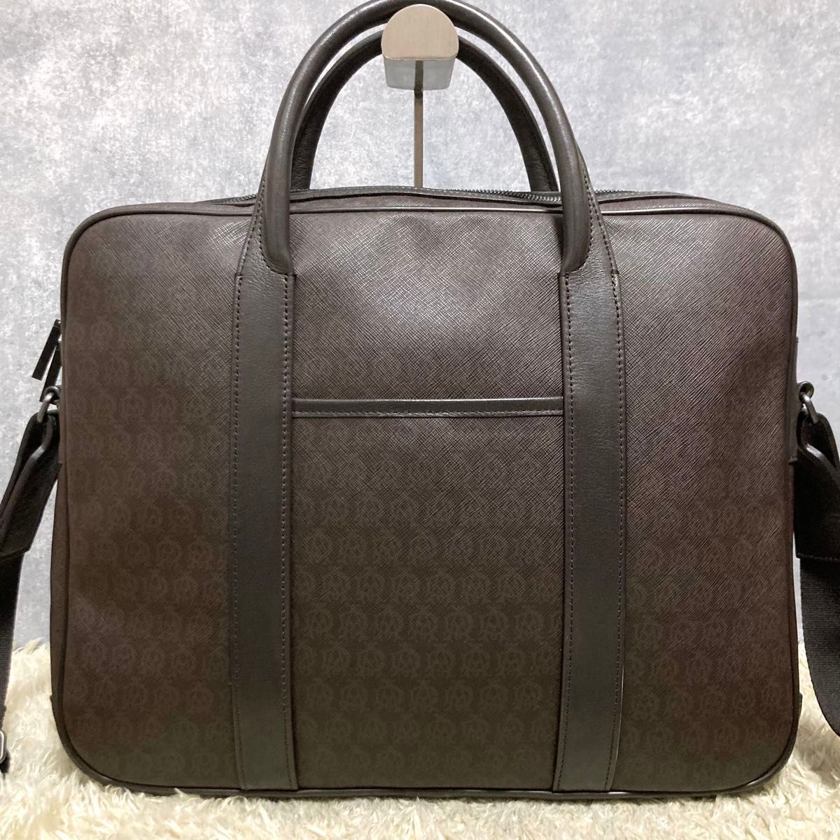 極美品】dunhill ダンヒル ビジネスバッグ レザー 本革 PVC 極美品】dunhill ダンヒル ビジネスバッグ レザー 本革 PVC