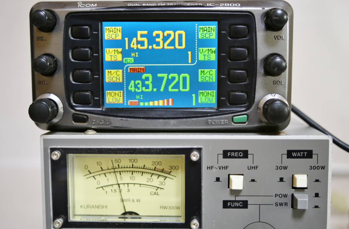 アイコム　IC-2800D　144/430MHz　50W/35W　無線機　受信改造済み 118～999MHz　エアーバンド　広帯域受信_画像4