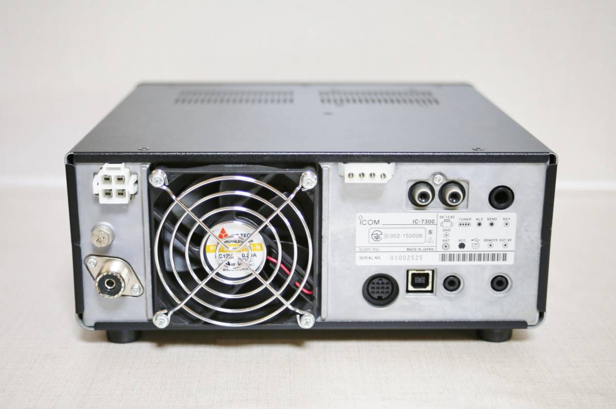 アイコム　IC-7300　HF/50MHz　オールモード　100W　無線機　美品　オートアンテナチューナー内蔵_画像5
