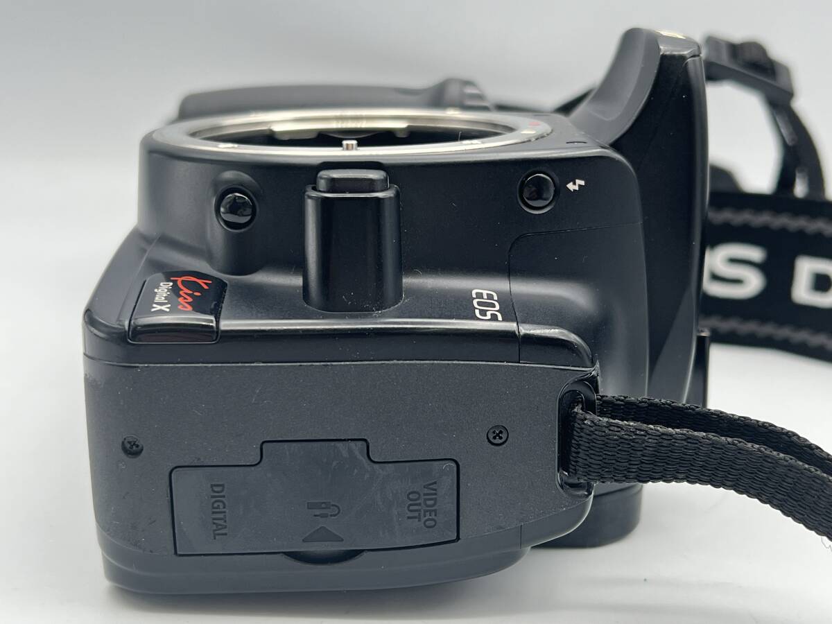 i416KI キャノン Canon デジタル一眼レフカメラ EOS Kiss Digital X EF-S 18-55mm F3.5-5.6 II USM 元箱付_画像7
