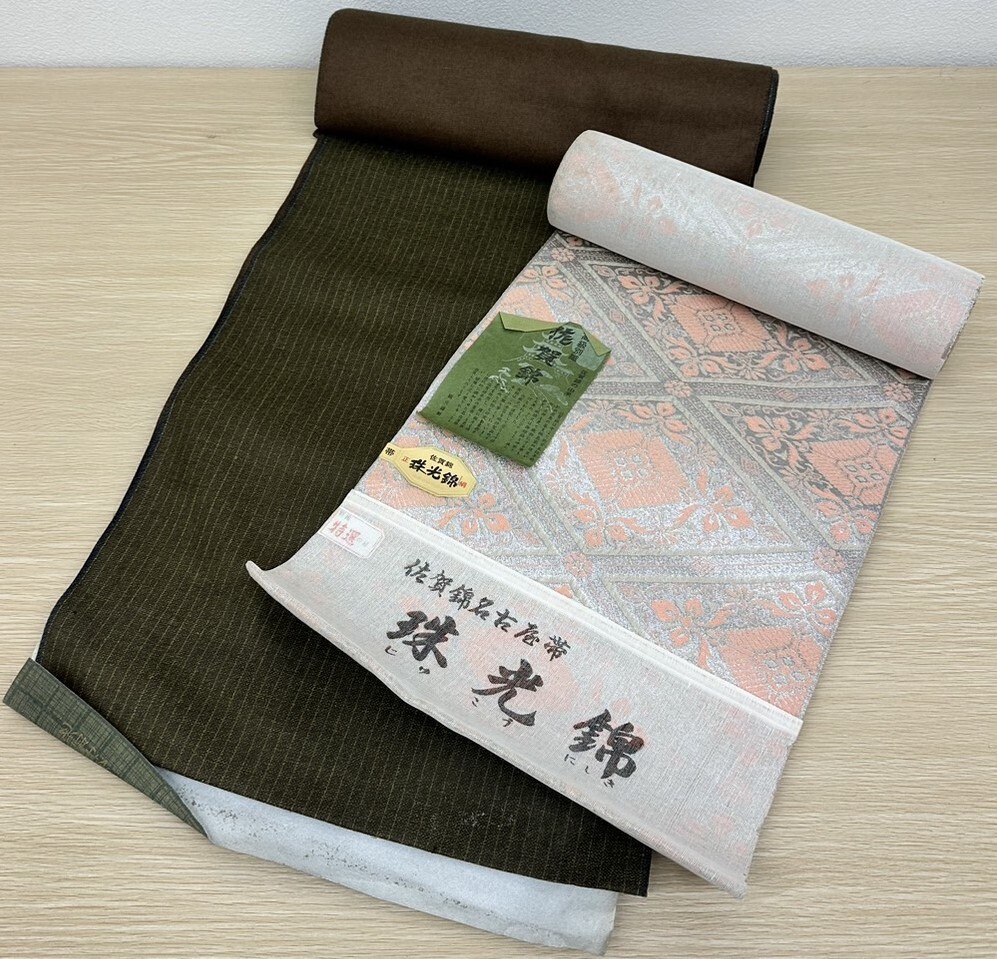 y487TT 帯地 リメイク 絹 化繊 反物 鞄 裁縫 お洒落 高級 日本伝統 可愛い 刺繍 ウール 男物 アンサンブル反物 まとめの画像3