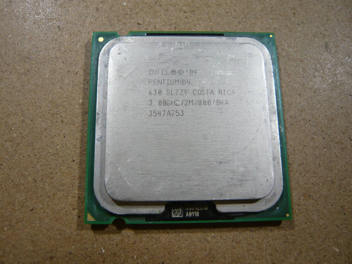  free shipping *Intel Pentium4 HT 630 SL7Z9 3.00GHZ/2M/800 LGA775 operation goods 