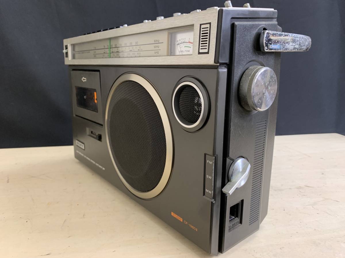 3b07r Sony Radio Cassette Cf 1980 3 Band Am Fm Cassette Player Radio Sony Studio 1980 Mark Real Yahoo Auction Salling