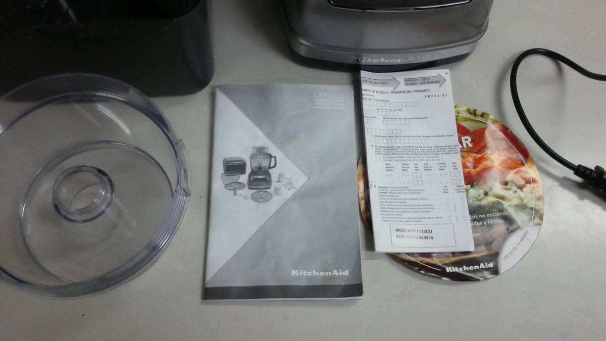6800円 KitchenAid キッチンエイド フードプロセッサー 11カップ 6800円 KitchenAid キッチンエイド フードプロセッサー 11カップ