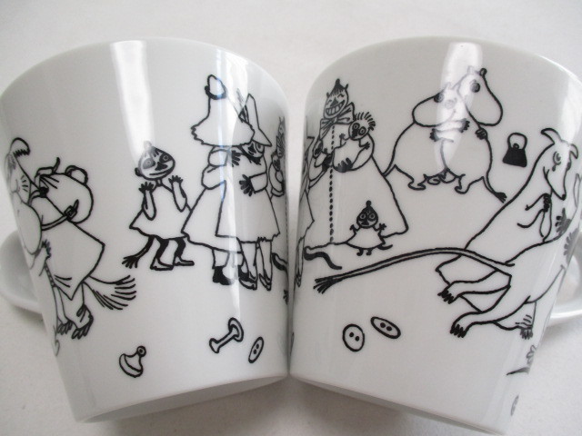  Moomin mug 3 piece cup ceramics 