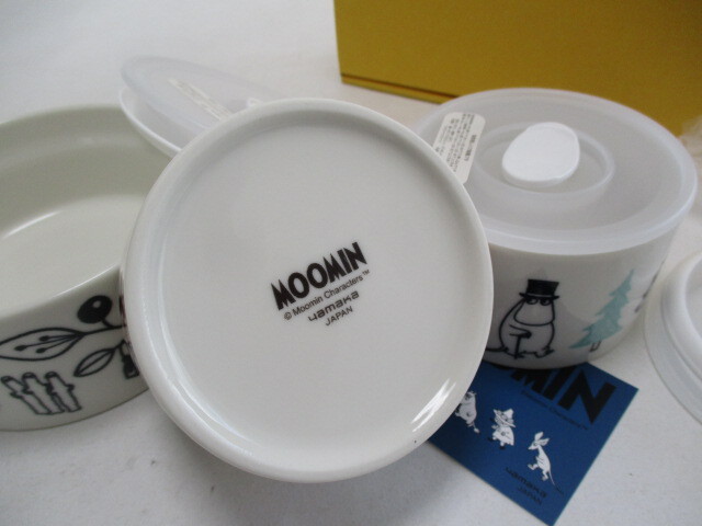  Moomin емкость для хранения 3 шт mi стул naf gold маленькая миска плита контейнер 