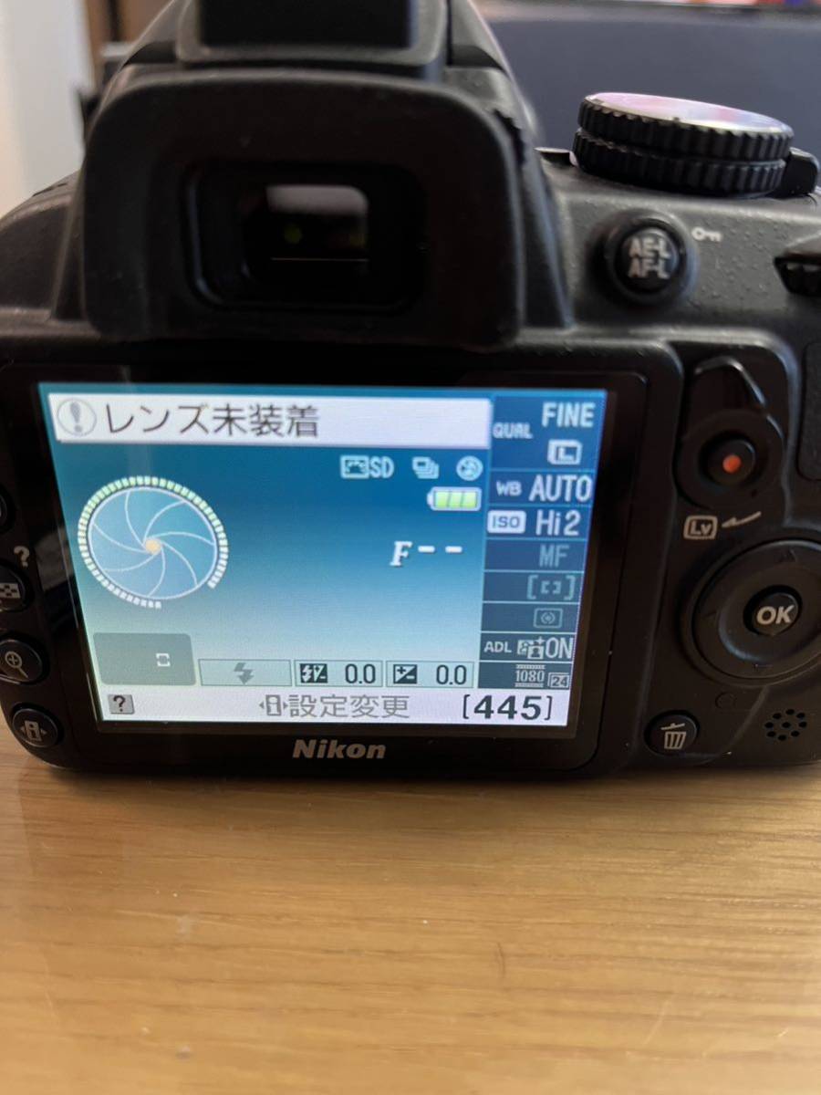 Nikonボディ D3100 ジャンク　デジタル一眼レフカメラ _画像3