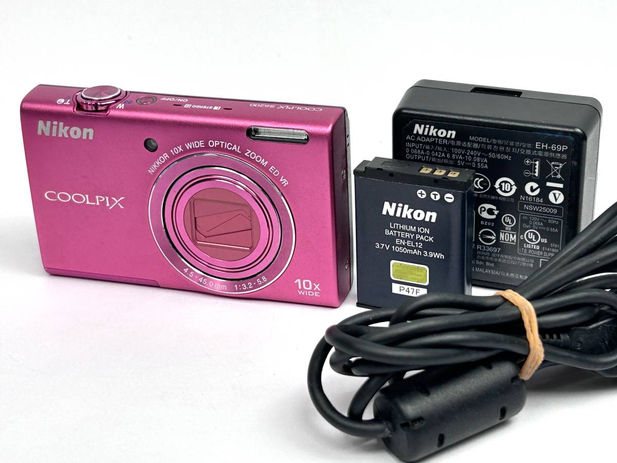 ★良品★ NIKON ニコン COOLPIX S6200 充電器 バッテリー 動作確認済み#A726#0#00831#_画像1