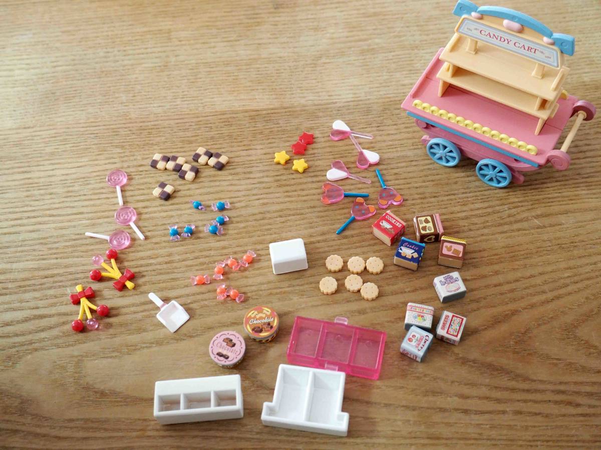 ＜美品＞シルバニアファミリー キャンディーワゴン #5053 海外版 Candy Cart キャンディカート お菓子 直営店購入 正規品（送料350円〜）_画像2