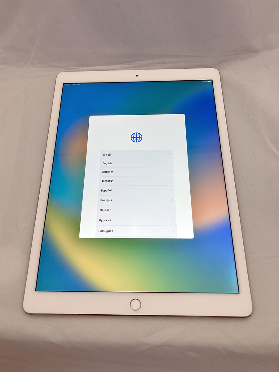 送料無料 iPad Pro 12.9インチ（第1世代） Cellular 128GB ゴールド　難あり_画像3
