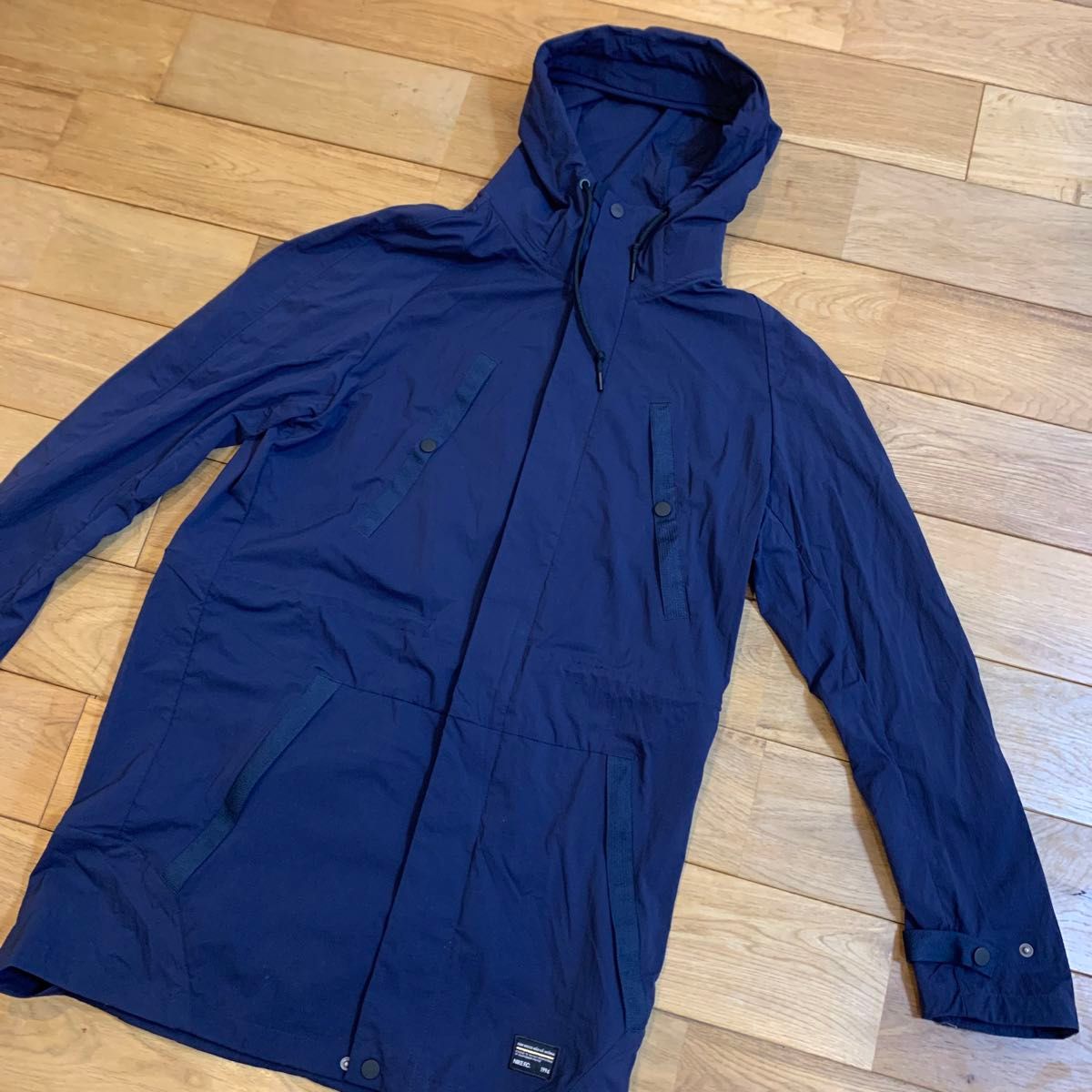 NIKE F C ナイロンモッズコート フーデッドコート ネイビー NIKE F C ナイロンモッズコート フーデッドコート ネイビー