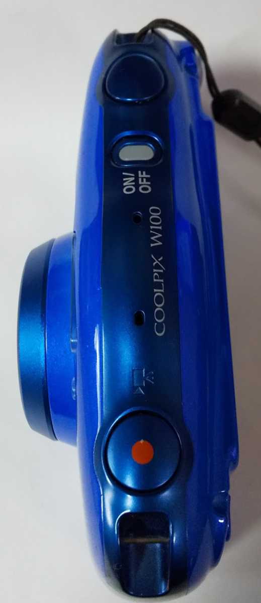 【防水 耐衝撃】Wi-Fi Bluetooth デジカメ Nikon COOLPIX W100 ブルー_画像4
