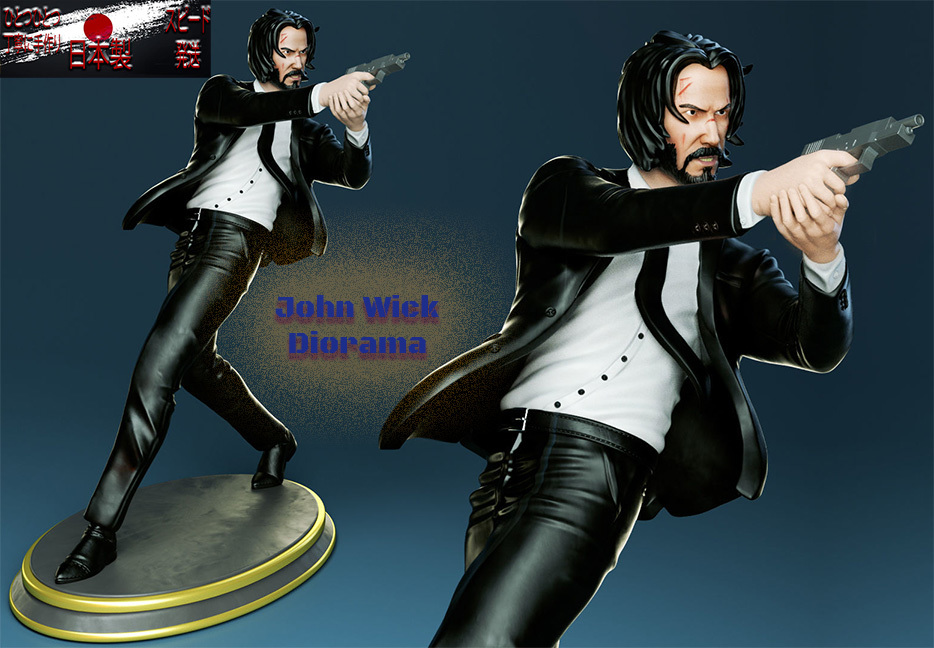 John Wick ジョン・ウィック◆ガレージキット◆レジン キット◆樹脂 未塗装 未組立1/8 スケール BIG 日本未発