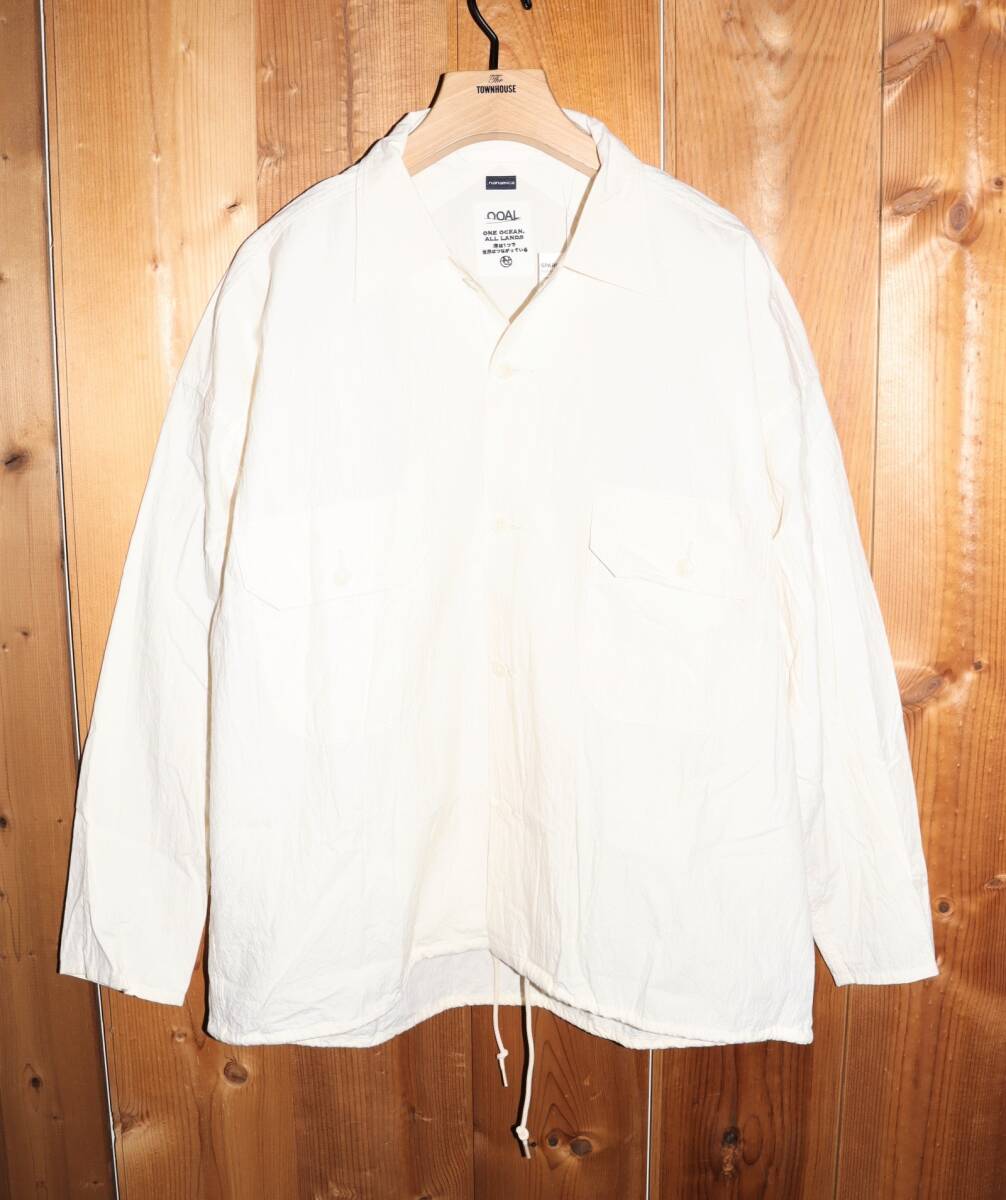 送料無料 特価即決【未使用】nanamica ★ Cotton Wool Deck Shirt (Lサイズ) ★ ナナミカ デッキシャツ US ARMY SUGF357 日本製 NA_画像2