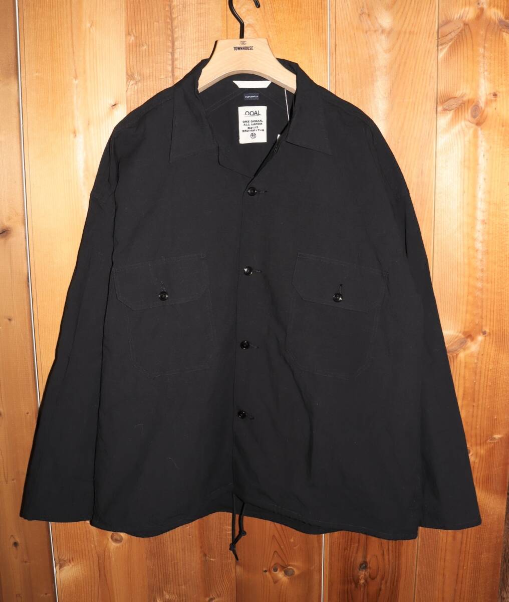 送料無料 特価即決【未使用】nanamica ★ Cotton Wool Deck Shirt (Mサイズ) ★ ナナミカ デッキシャツ US  ARMY SUGF357 日本製