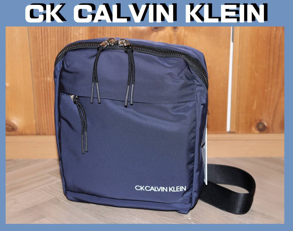 送料無料 特価即決【未使用】 CK CALVIN KLEIN ★ SOLOTEX ショルダーバッグ ★ カルバンクライン 日本製 税込み定価1万5400円 801121 ③_画像1