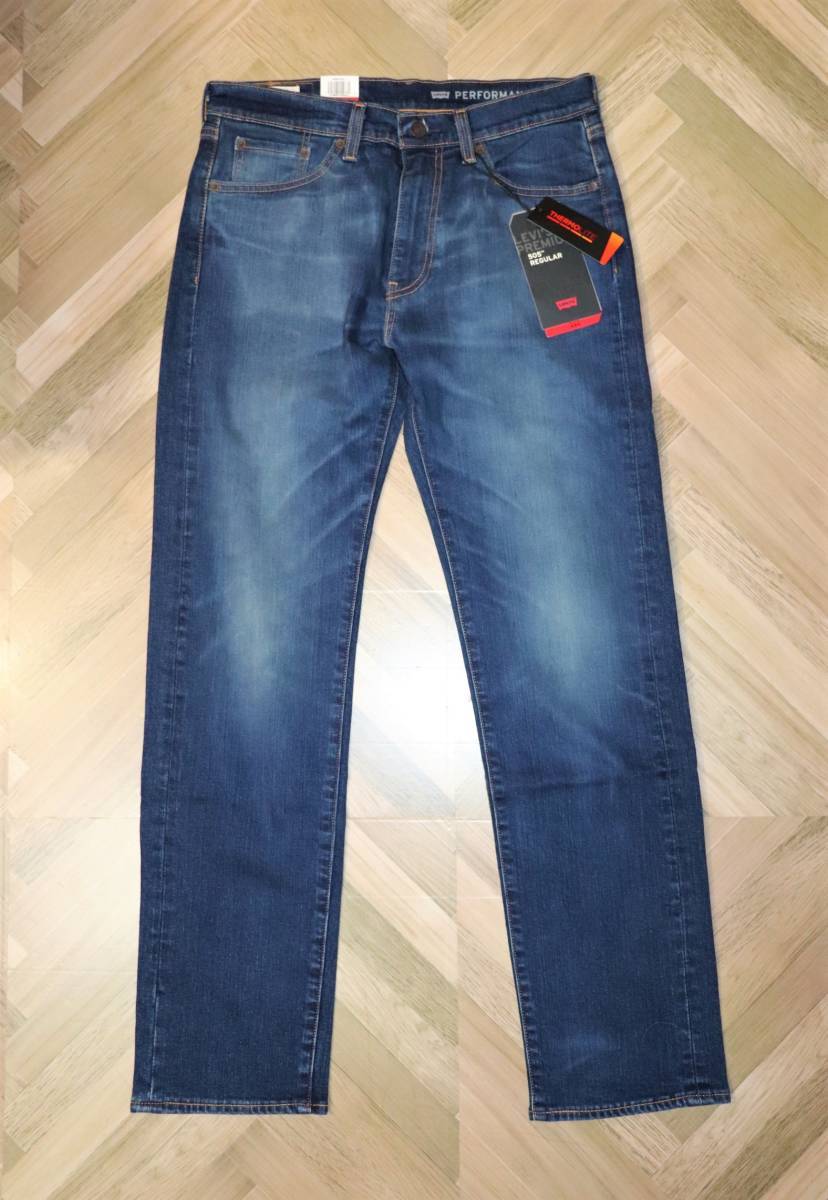 特価即決 【未使用】 LEVI'S ★ 暖パン 505TM REGULAR WARM ストレッチ デニムパンツ 00505-1691 (W36/L32) ★ リーバイス 保温 サークルR_画像2