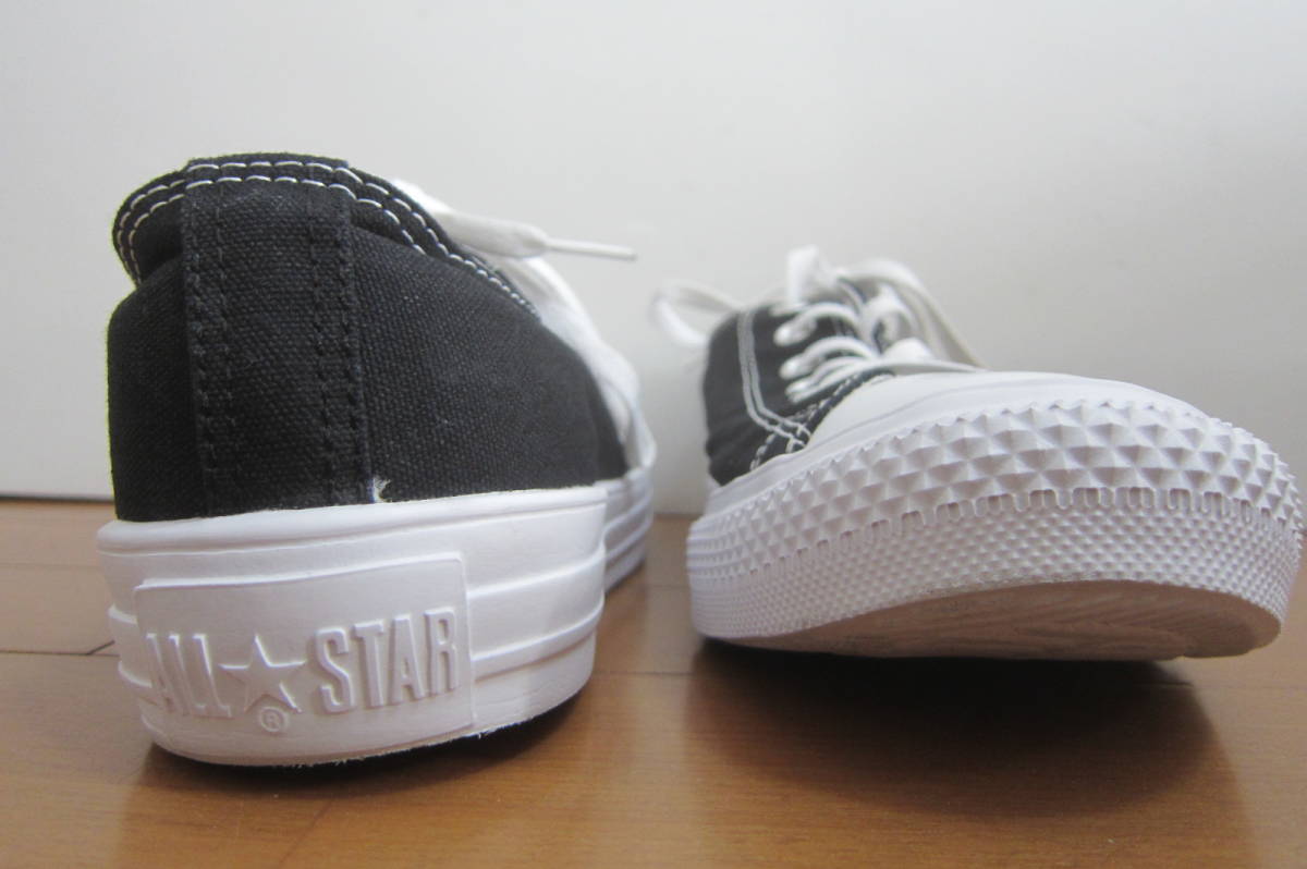 CONVERSE コンバース ALL STAR オールスター 32168841 軽量タイプ LOW ローカットスニーカー 黒 25㎝ O2401Eの画像3