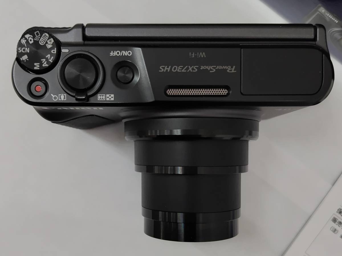 Canon キャノン Power Shot パワーショット SX730 HS ブラック コンパクトデジタルカメラ 箱、バッテリー、充電器、取扱説明書付 6698_画像4