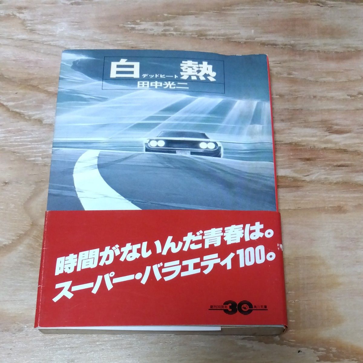 昭和　古本　初版　田中光二　白熱　デッドヒート　角川文庫　貴重