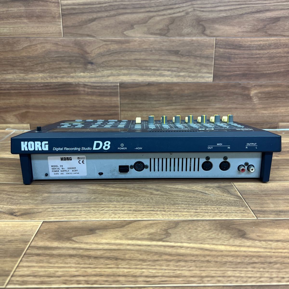 ■ C-84 KORG D8 コルグ Digital Recording Studio マルチトラックレコーダー ケーブル欠品 動作未確認_画像6