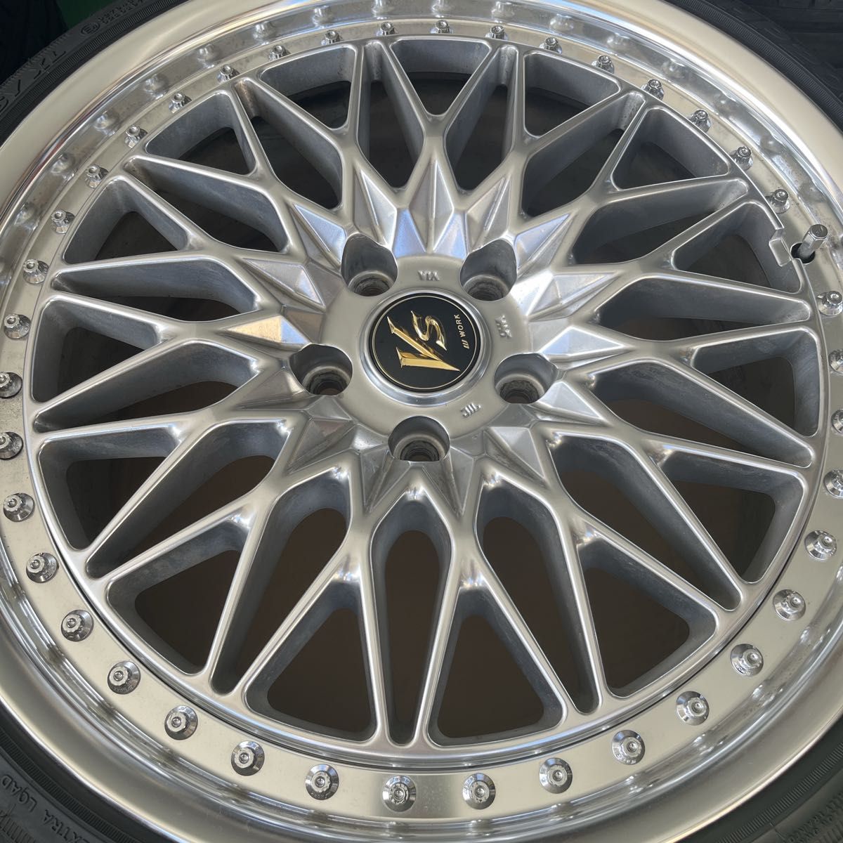 WORK VS ワークVS ホイール4本セット 19インチ8J+40 送料込 WORK VS ワークVS ホイール4本セット 19インチ8J+40 送料込