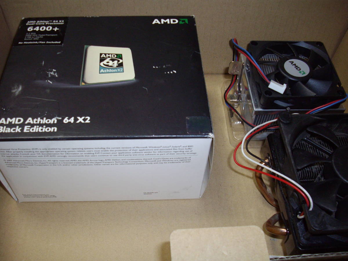 ●AMD Athlon64x2 6400+ CPU クーラー　ボックス　動作保証品_画像1