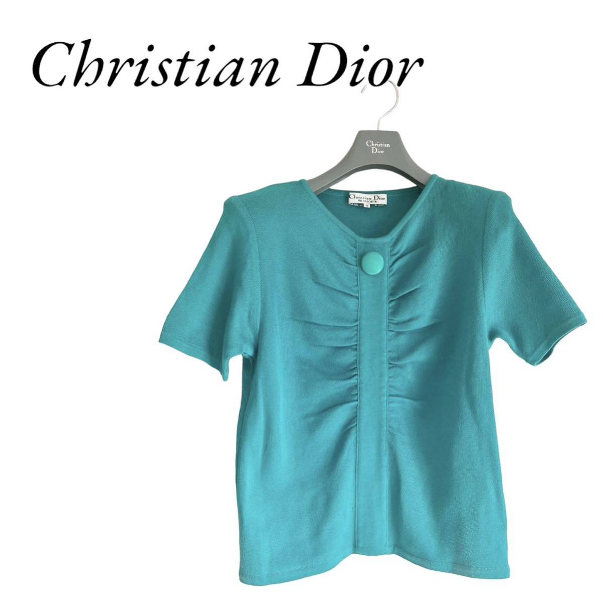 Christian Dior トップス ブラウス レトロ ヴィンテージ グリーン カットソー トップス