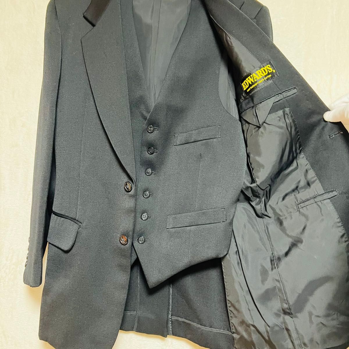 【美品】EDWARD'S エドワーズ スーツ ジャケット ベスト