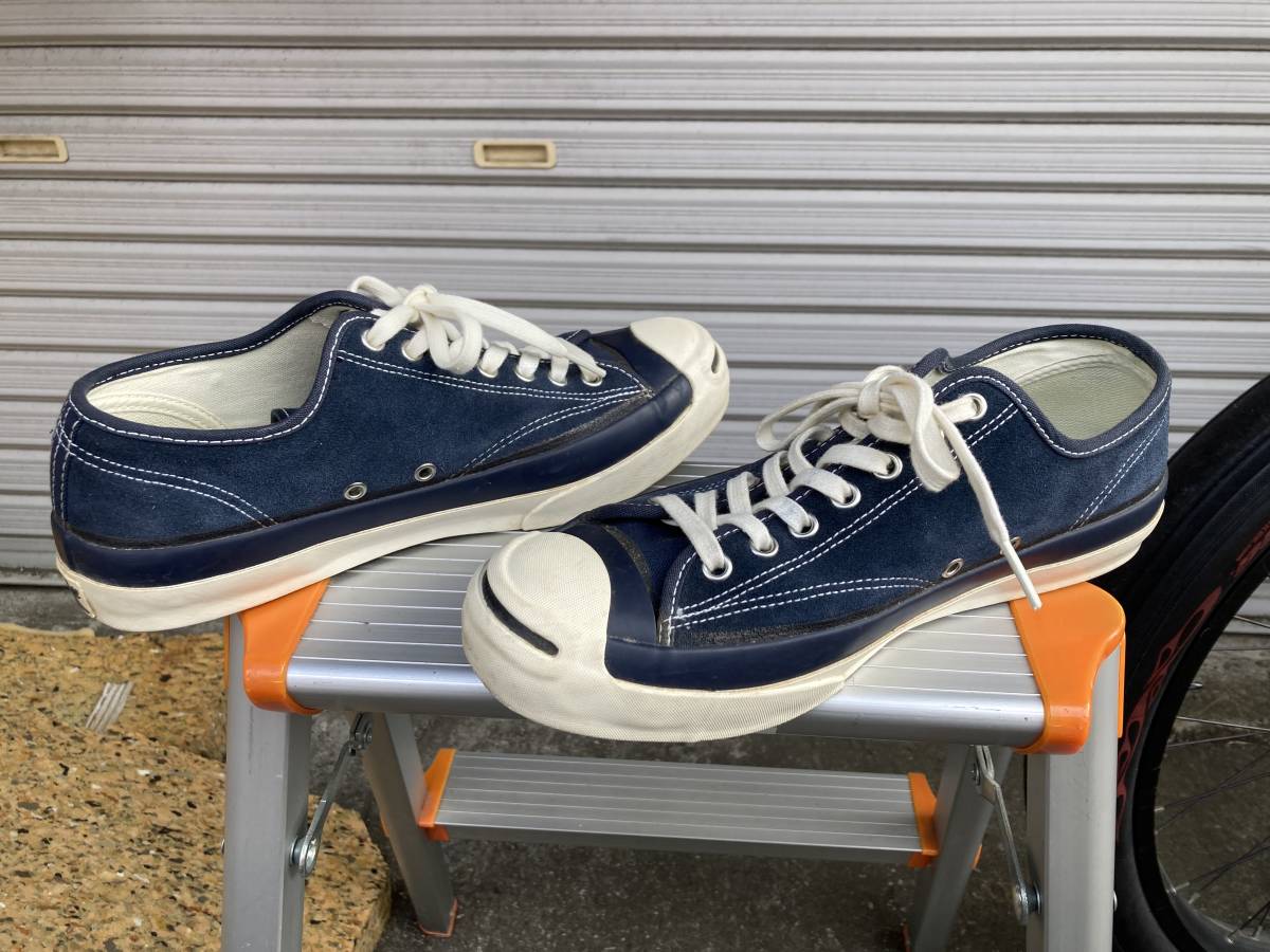 2402ビンテージ レプリカCONVERSEコンバース×NハリN.HOOLYWOODジャックパーセルJACK PURCELLアディクトADDICTスウェード70NAVYネイビー紺_画像3