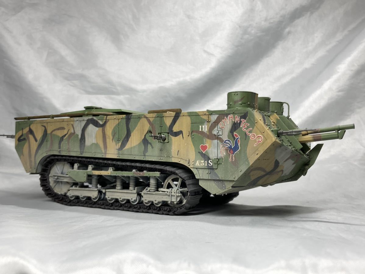 タコム 1/35 フランス陸軍 サン・シャモン突撃戦車　完成品 Char de rupture Saint Chamond_画像10