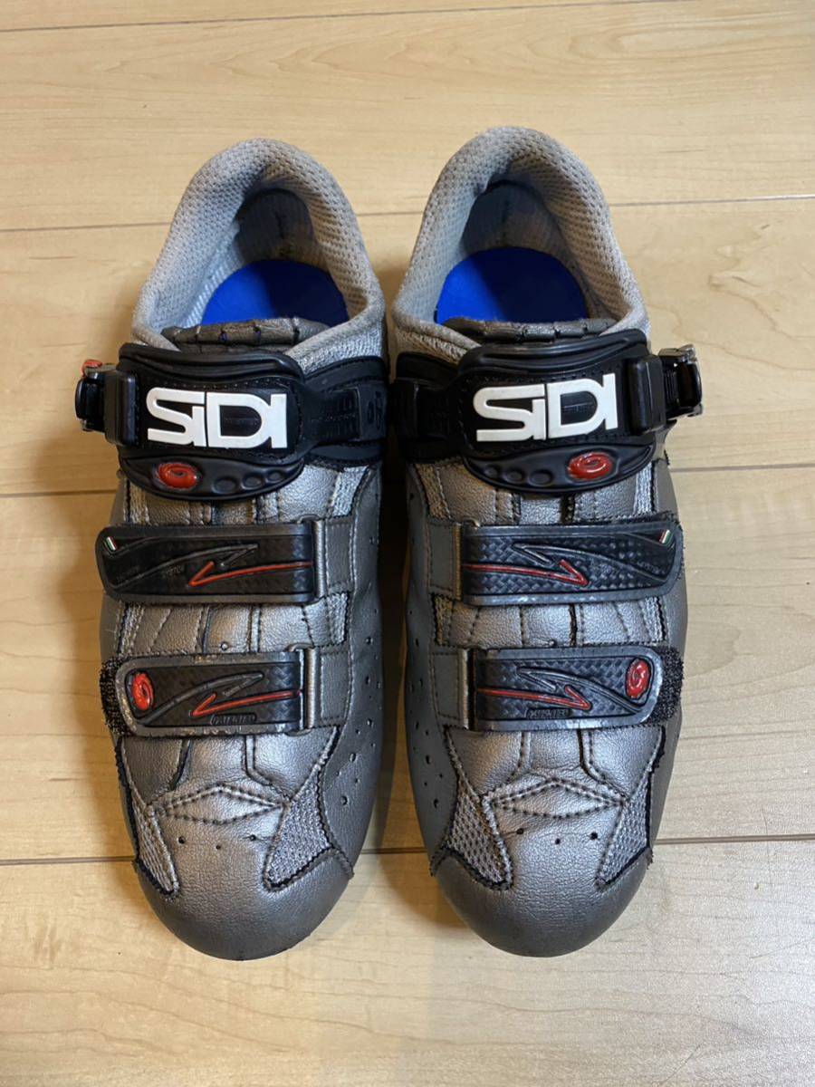 送料無料　中古美品　SIDI シディ ビンディングシューズ CARBON GENIUS 5シューズ サイズ　44 MEGA_画像1