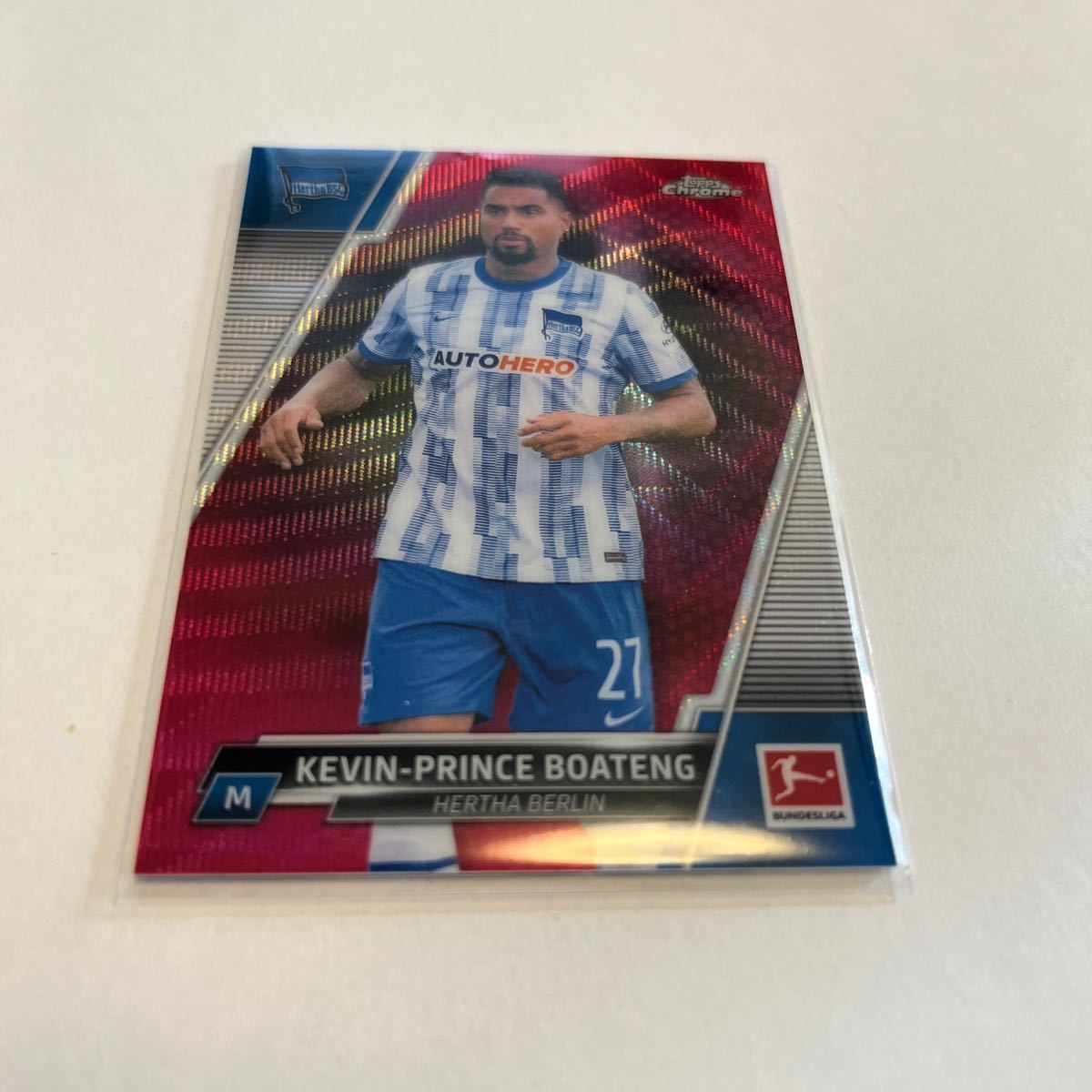 ★【ケヴィン＝プリンス・ボアテング　ヘルタベルリン】2021-22 TOPPS CHROME BUNDESLIGA 399枚限定★即決_画像1