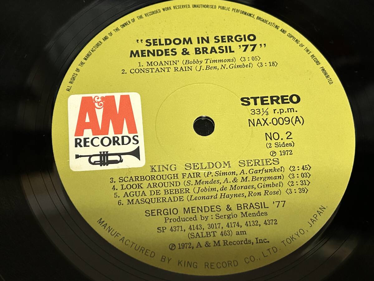 ★即決落札★セルジオメンデス&ブラジル'77「SERGIO MENDES & BRASIL'77」1972年リリース/帯付/WJ/豪華ブックレット/全12曲/定価\2200/美盤_画像10