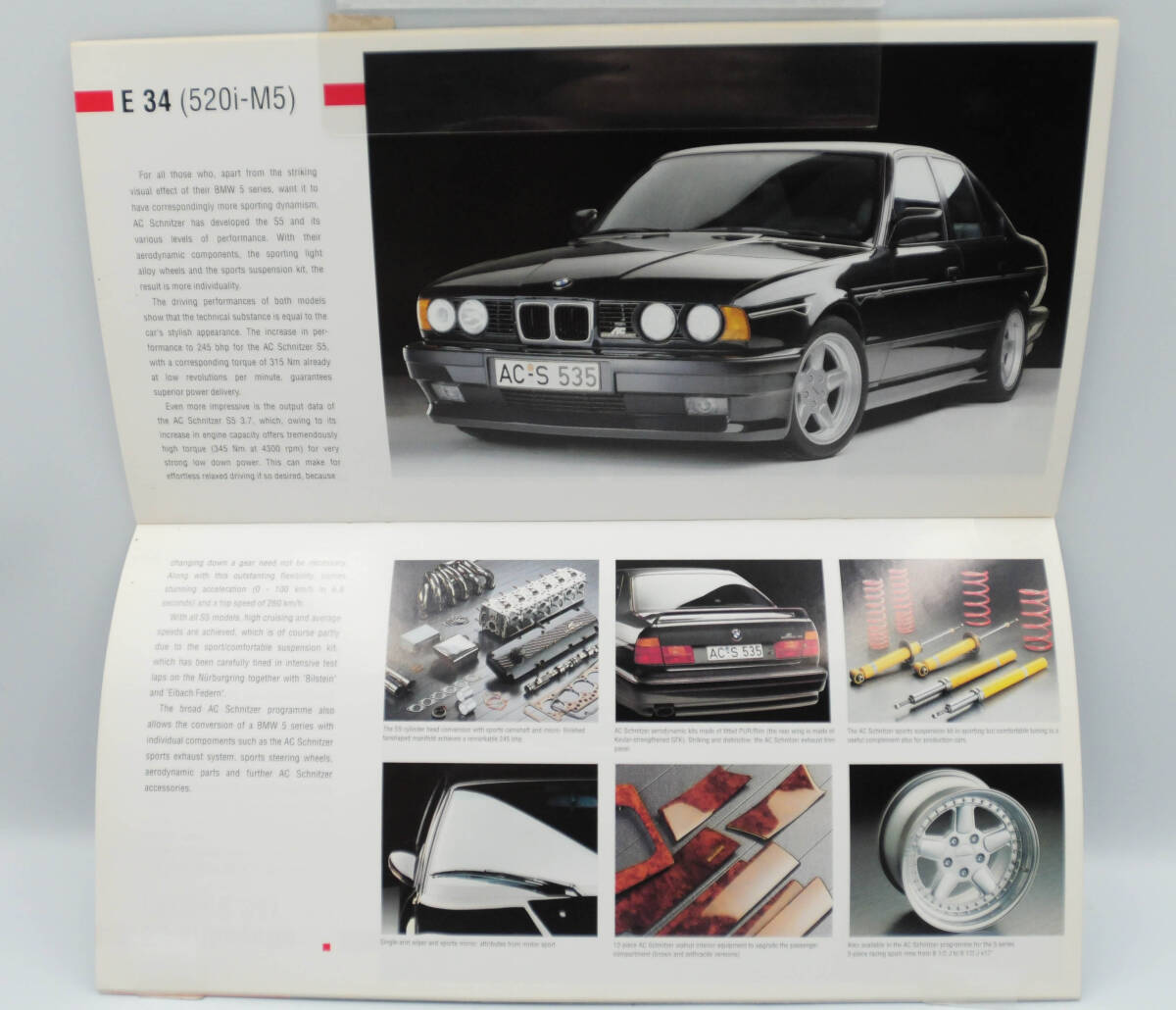 【BMW AC-SCHNITZER Parts Catalogue】1991年度版★BMW ACシュニッツァー・チューニングパーツ・カタログ [英文仕様]★+パーツ価格表付き_画像7