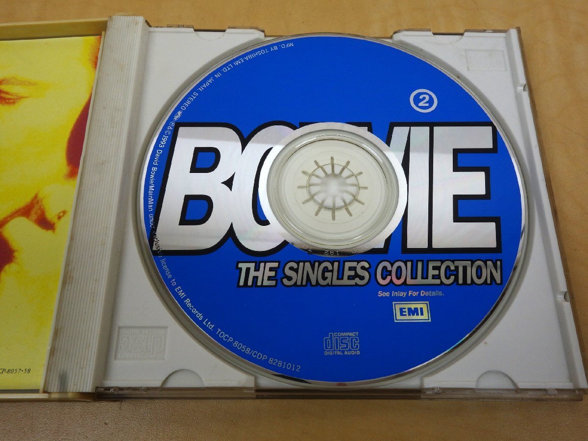 CD 2枚組 DAVID BOWIE デビット・ボウイ THE SINGLES COLLECTION ザ・シングルス・コレクション TOCP-8057・58_画像7