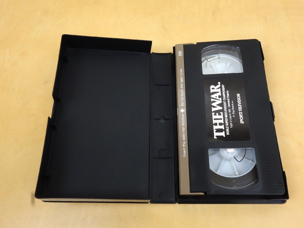 VHS ビデオ THE WAR ザ・ウォー シュガー・レイ・レナードVSトーマス・ハーンズ Ⅱ 1989 STAD-004_画像4